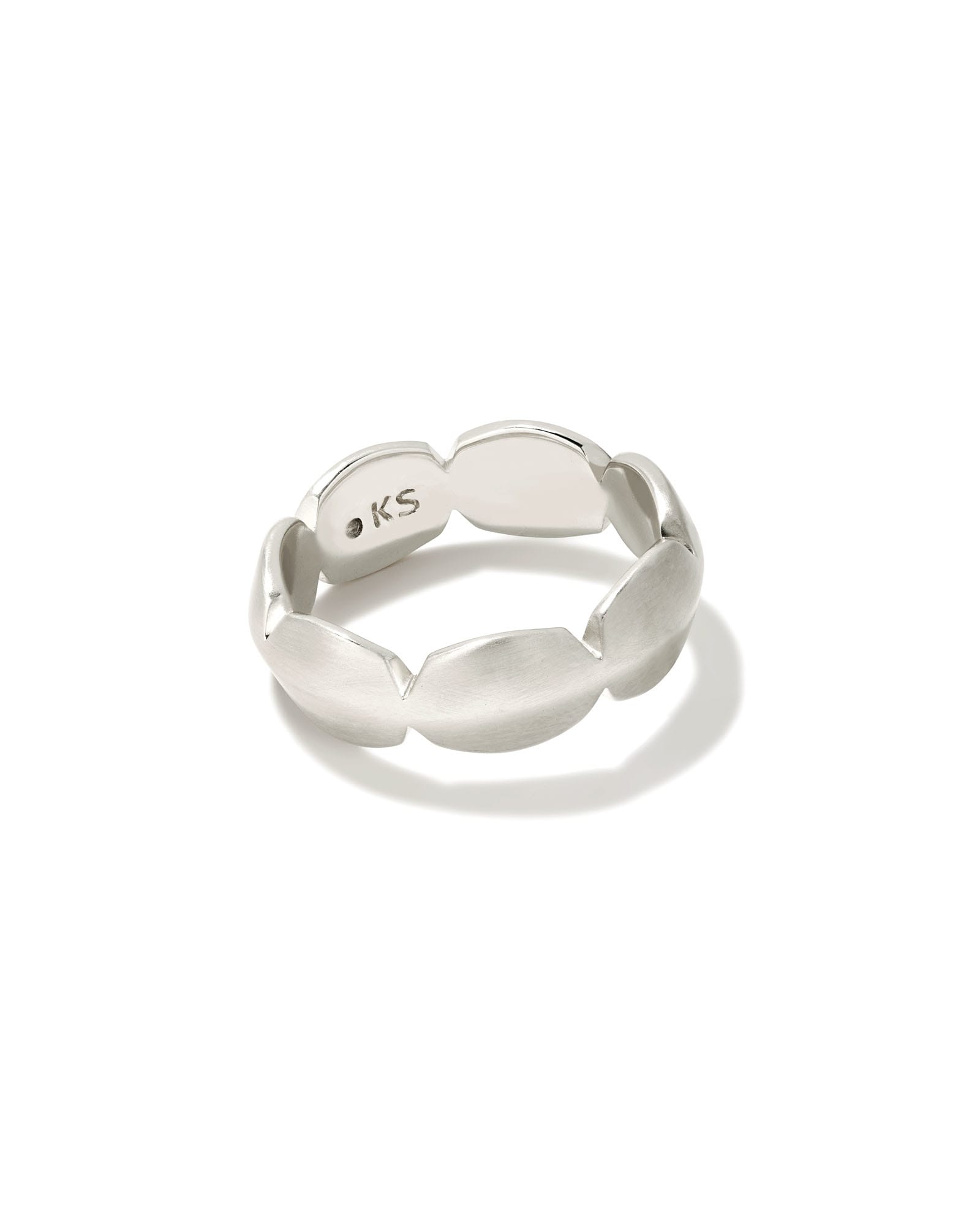 Kendra Scott Brooke Band Ring in Silver | Plated Brass/Metal Rhodium